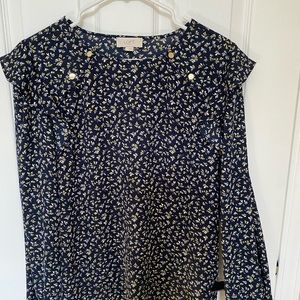 LOFT Outlet navy blouse. Never worn.